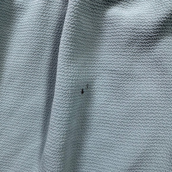 maurices Teal Lace Mock Neck Keyhole Peplum Top Women's XL Sleeveless Dressy‎ - Picture 6 of 8